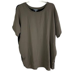 Lisa Rinna Poly Cotton Top Size 1X